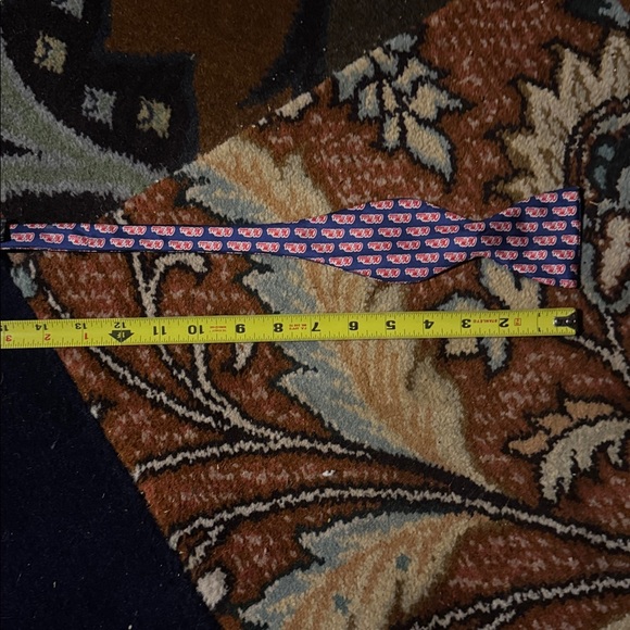 Ole Miss silk bow tie adjustable - Picture 7 of 9